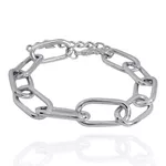 Pulseira Elo Cartier Oval Metal Prateado 