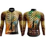 CAMISETA BIKE - LIGA DA JUSTIÇA AQUAMAN MODELO DOURADO