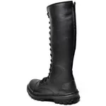 BOTA CANO ALTO GÓTICA DARK ROCK IN ROLL PRETA FOSCA