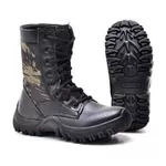 COTURNO INFANTIL KIDS MILITAR TÁTICO ADVENTURE CAMUFLADO