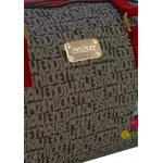 Bolsa Feminina Baú Mickey Mouse Preto/Vermelho Ref. 09991.09982