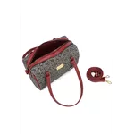 Bolsa Feminina Baú Mickey Mouse Preto/Vermelho Ref. 09991.09982