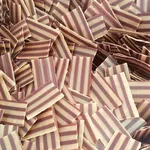 Pururuca de Trigo Crua Para Fritar Salgadinho de Bacon Listrada 1kg + Tempero de Bacon