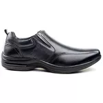 Sapato Social Masculino Pipper Em Couro Pelica Preto Airmove Preto