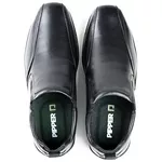 Sapato Social Masculino Pipper Em Couro Pelica Preto Airmove Preto