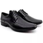 Sapato Social Jota Pe Winner Airbag Couro Pelica Preto 45009 Preto