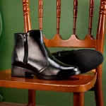 Bota Feminina Franshoes Melissa com Ziper Lateral Preta
