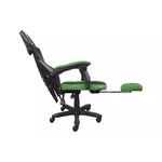 CADEIRA GAMER ROCKET PRETA COM VERDE - CGR10PVD