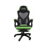 CADEIRA GAMER ROCKET PRETA COM VERDE - CGR10PVD