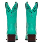 Bota Bico Fino Verde Água 