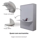 Cama Queen Linha Prime Com madeiras