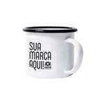 Caneca em Alumínio Esmaltado Personalizada 