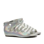 Sandália Estrelas Crista Glow Argento Infantil Gats