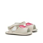 Sandália Branca Coração Baby Gats