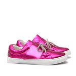 Tênis Sneaker Couro Cristal Pink