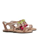 Sandália Tiras Coconut Cereja Infantil Gats