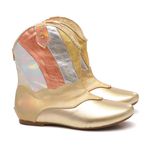 Bota New Western Cristal Ouro Light Outlet
