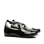 Sapatilha Verniz Preto Infantil Feminino Gats