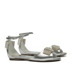 Peep Toe Laço Brilhante Infantil Gats