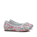 Sapatilha Glitter Floral Infantil Gats