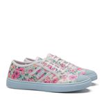 Tênis Cano Baixo Glitter Floral Infatil Gats
