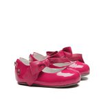 Sapato Laço Bebê Verniz Campari Gats