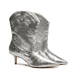 Bota Celine Cristal Prata Feminino Gats
