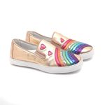 Slip On Arco-Íris Infantil Gats