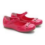 Sapatilha Feminino Verniz Pink Infantil Gats