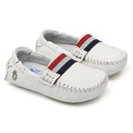 Mocassim Masculino Branco Marinho Baby Gats