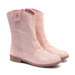 Bota de Glitter Rosa Infantil Gats