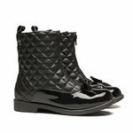 Bota Coturno Matelasse Preta Infantil Gats