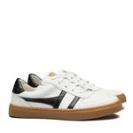 Tênis Bow Branco e Preto Infantil Gats