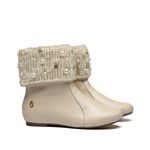 Bota Cano Baixo Baby Porcelana Bordada Infantil Gats 