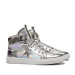 Tênis Cano Alto Cristal Prata Infantil Gats