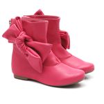 Bota de Laço Lateral Pink