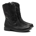 Bota Borboleta Preto Infantil Gats