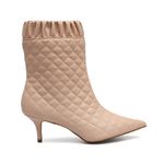 Bota cano sale curto nude