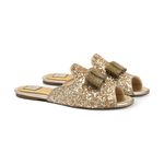 Slide Glitter Dourado