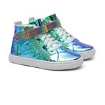 Tênis Sneaker Holográfico Verde