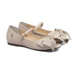 Peep Toe Laço Creme