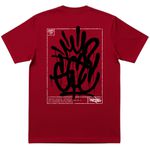 Camiseta PICTOTAG Graffiti com Café - Vermelha