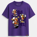 Camiseta BULINHO Graffiti com Café - Roxa