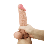 Dildo Prótese Pênis Realístico 24 cm x 5cm - Sliding Skin 