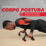 Apoio Fixo para Flexão Consport – Par de Pegadores Estáveis para Treinos de Peito, Braços e Ombros - Consport