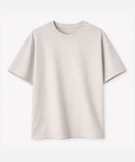 Camiseta Oversized Premium Areia Masculina – 100% Algodão Visual Moderno