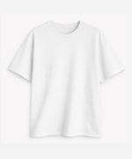 Camiseta Oversized Premium Branca Masculina – 100% Algodão Visual Moderno