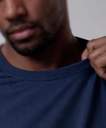 Camiseta Run Fitness Azul Masculina 100% Poliamida – Toque Gelado, Leveza Extrema