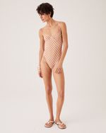 Maiô meia taça poá gretta 