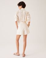 SHORT DALILA ALGODÃO OFF WHITE 
